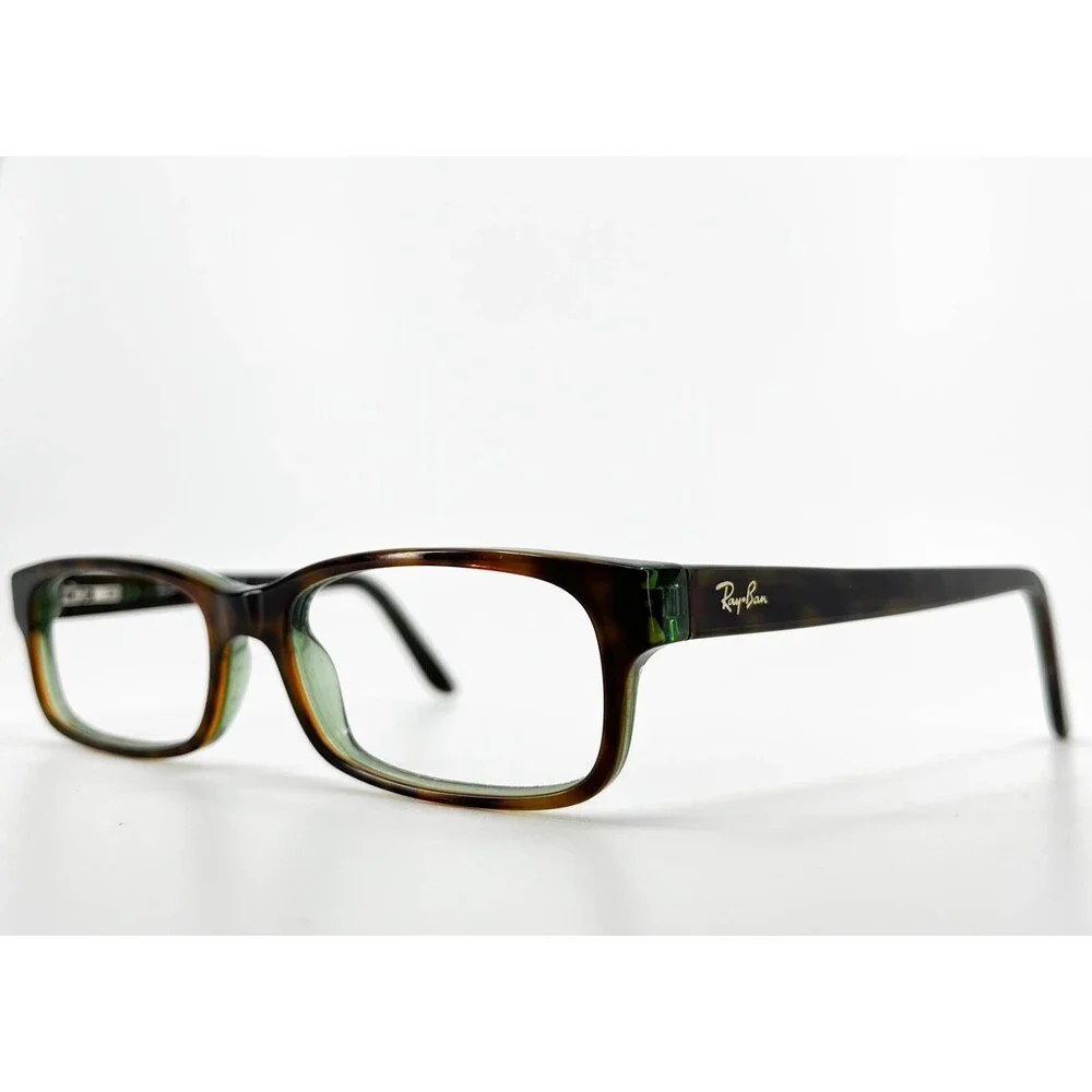Ray-Ban Eyeglasses Frames RB5187 2445 Brown Rectangular Full Rim 50-16-140 2069